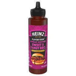 Heinz Flavor Tour Korean Inspired Sweet & Tangy BBQ Sauce, 10 fl oz Bottle