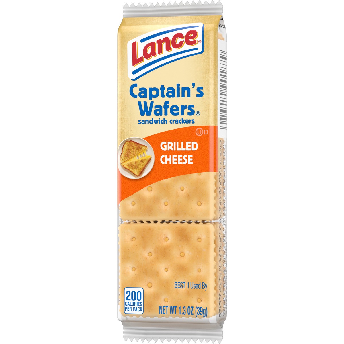 slide 11 of 11, Lance Captain's Grilled Cheese Sandwich Crackers, 1.37 oz