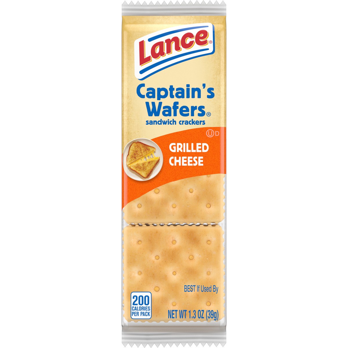 slide 10 of 11, Lance Captain's Grilled Cheese Sandwich Crackers, 1.37 oz