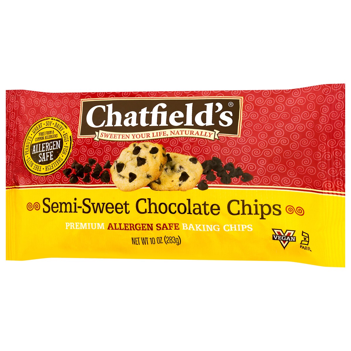 slide 13 of 14, Chatfield's Semi-Sweet Chocolate Chips 10 oz, 10 oz