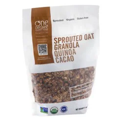 One Degree Organic Foods Sprouted Oat Granola Quinoa Cacao