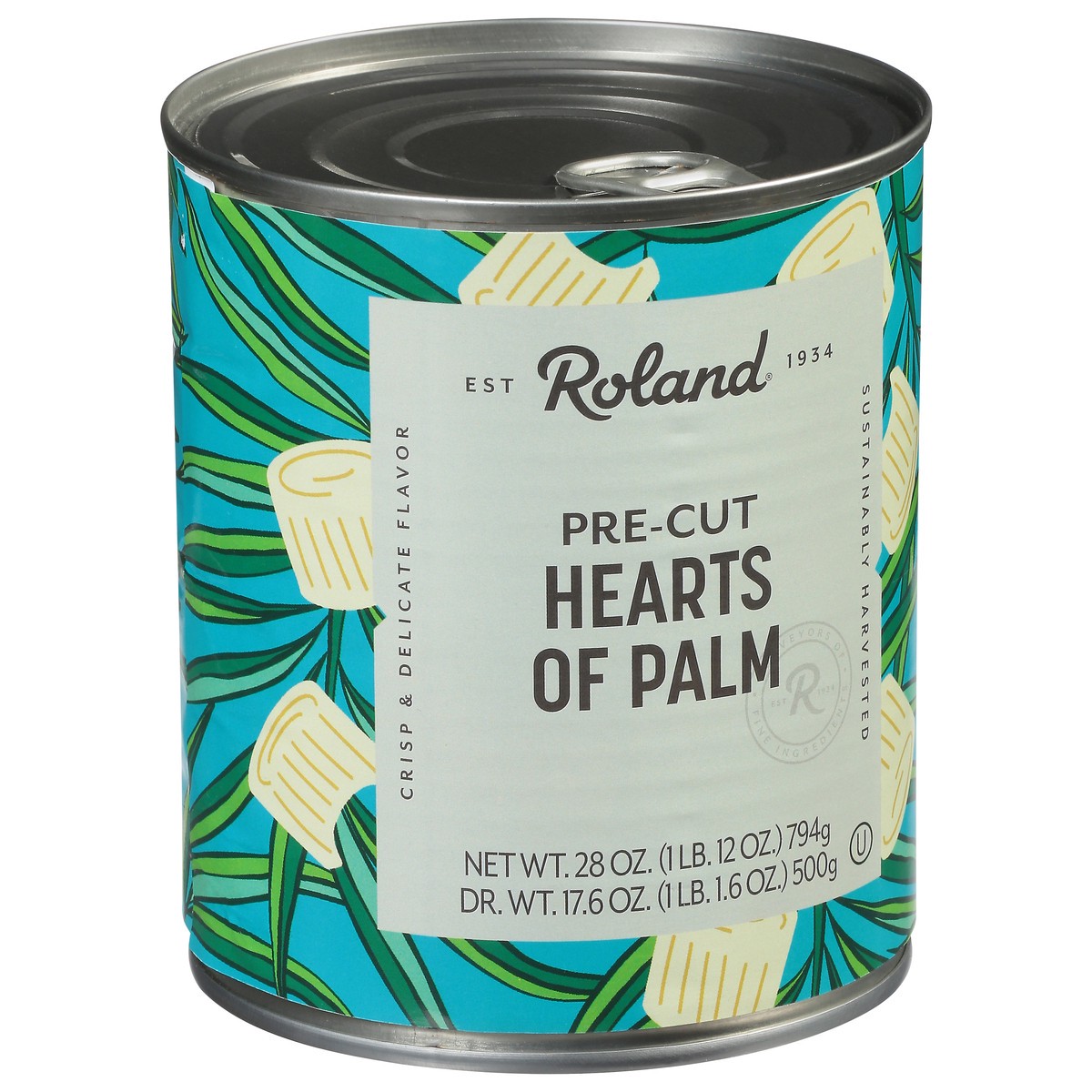 slide 8 of 13, Roland Pre-Cut Hearts of Palm 28 oz, 28 oz