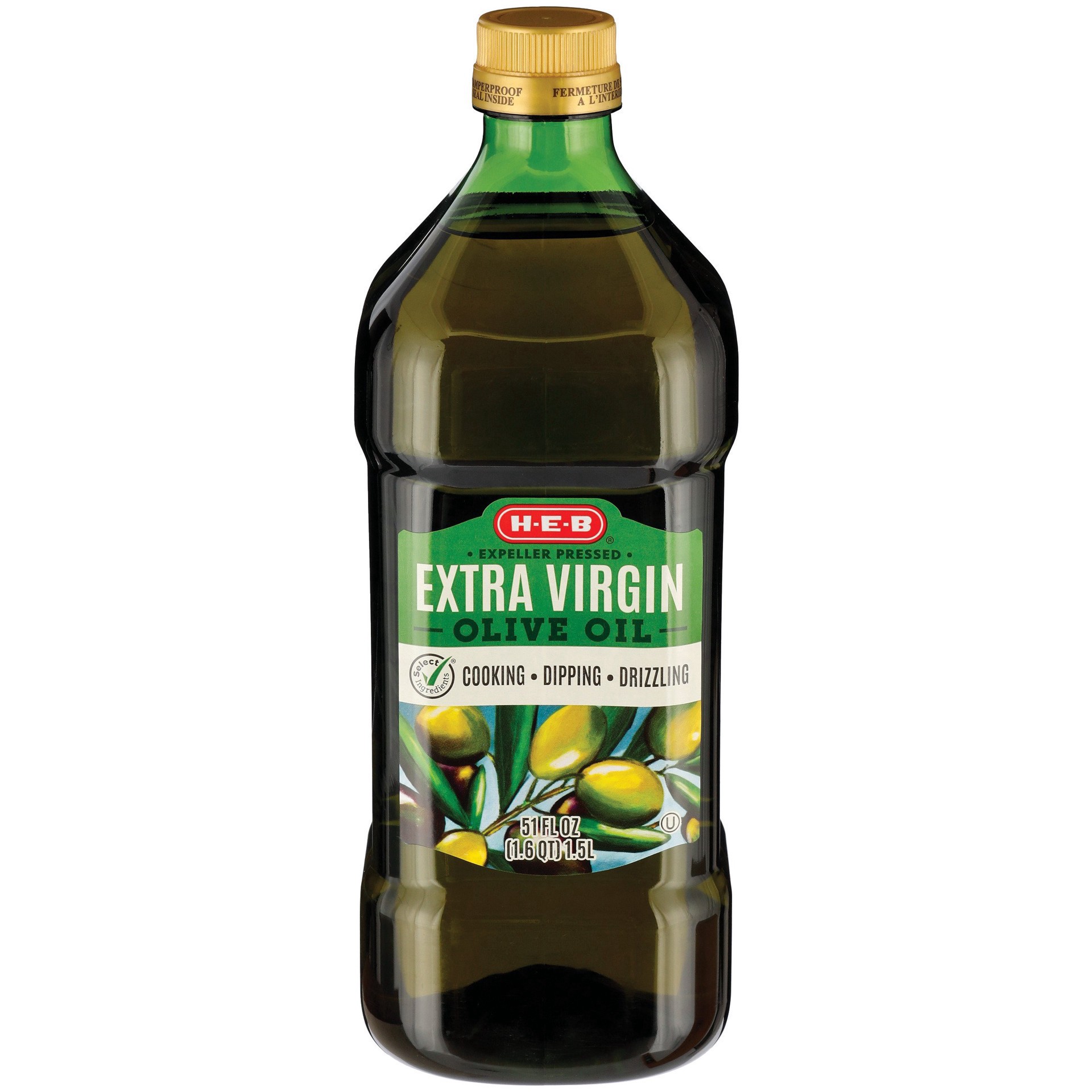 slide 1 of 1, H-E-B Extra Virgin Olive Oil, 1.5 liter