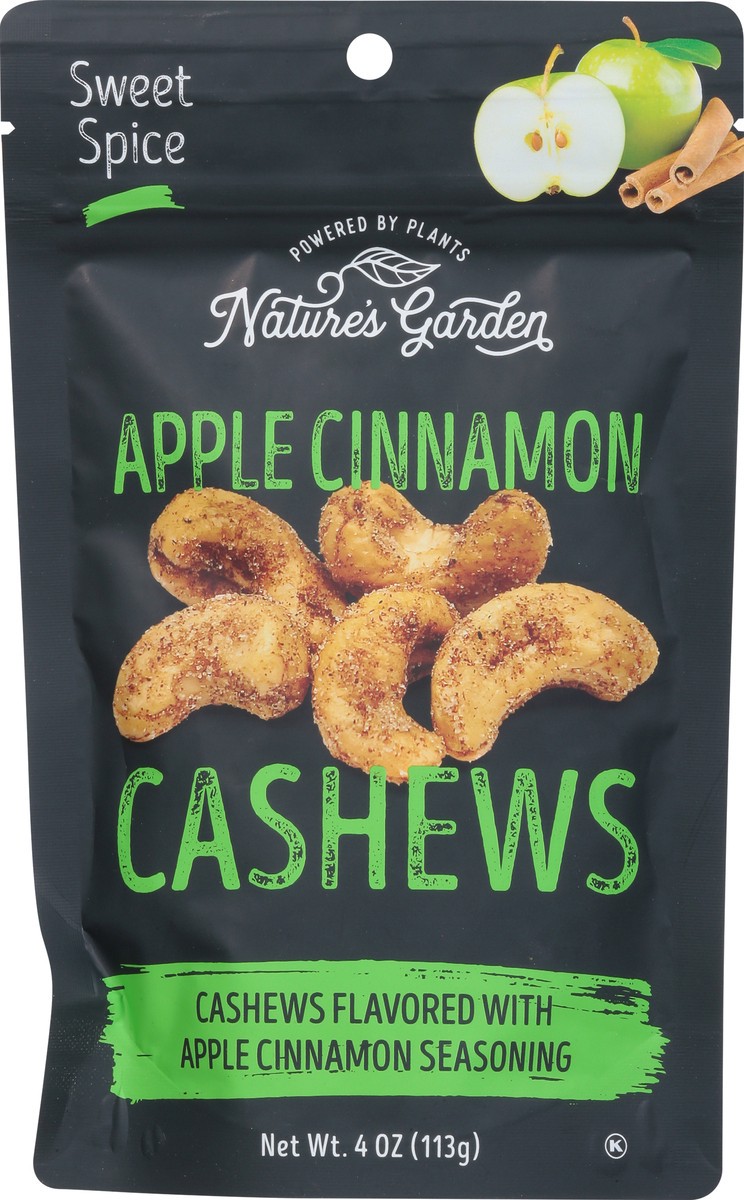 slide 8 of 9, Nature's Garden Apple Cinnamon Cashews 4 oz, 4 oz