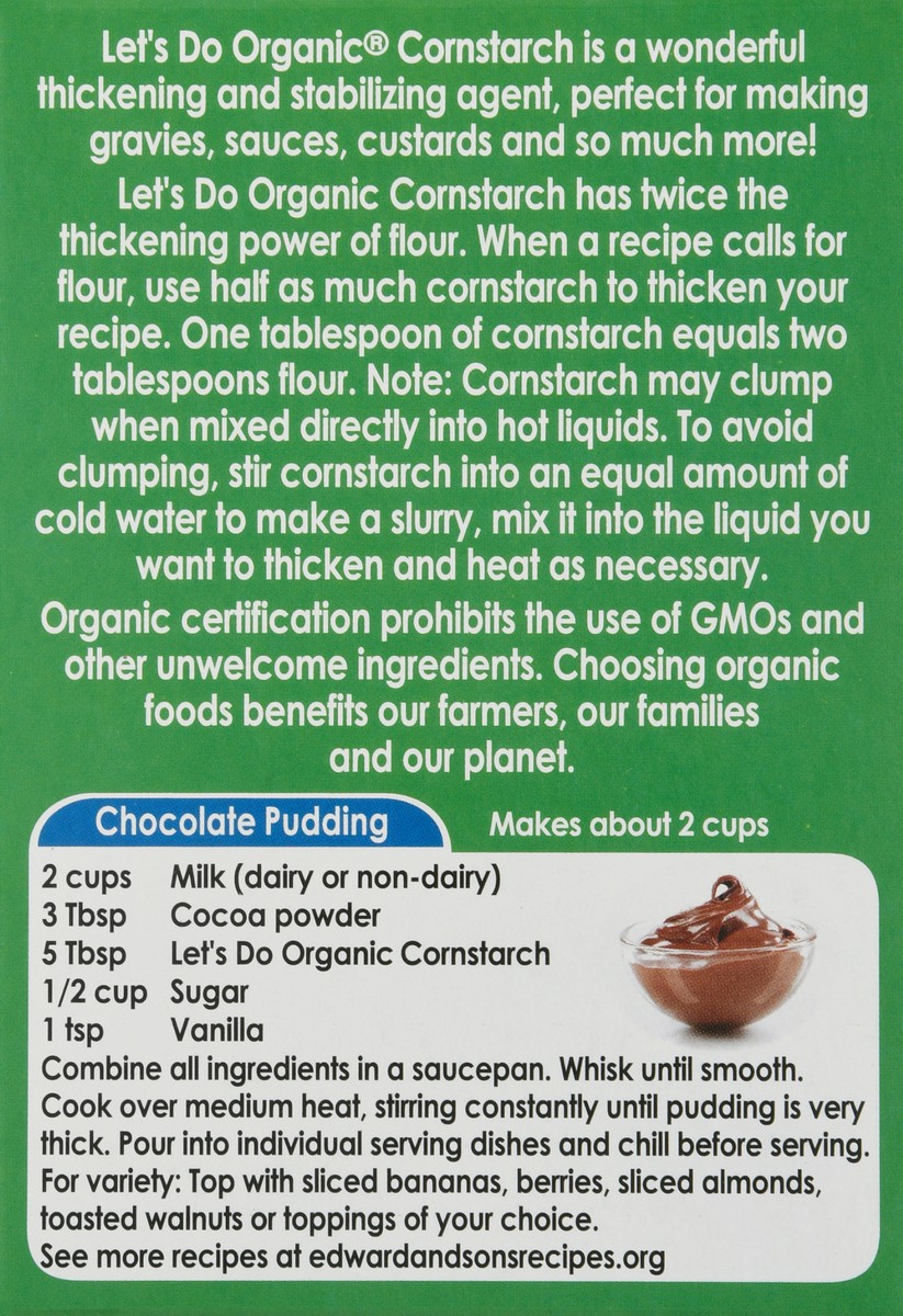 slide 8 of 9, Let's Do Organic Cornstarch 6 oz Box, 6 oz