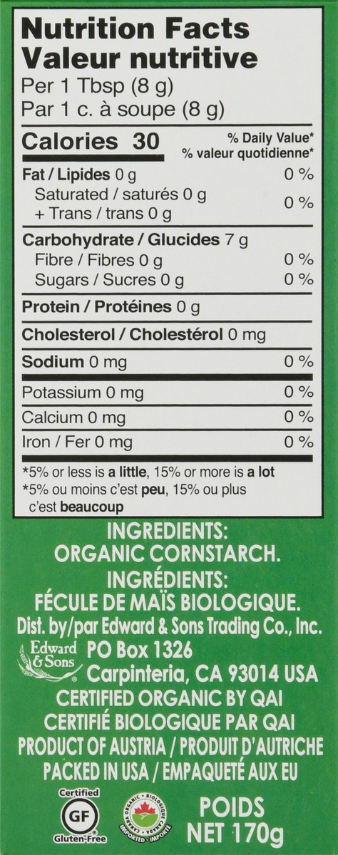 slide 9 of 9, Let's Do Organic Cornstarch 6 oz Box, 6 oz