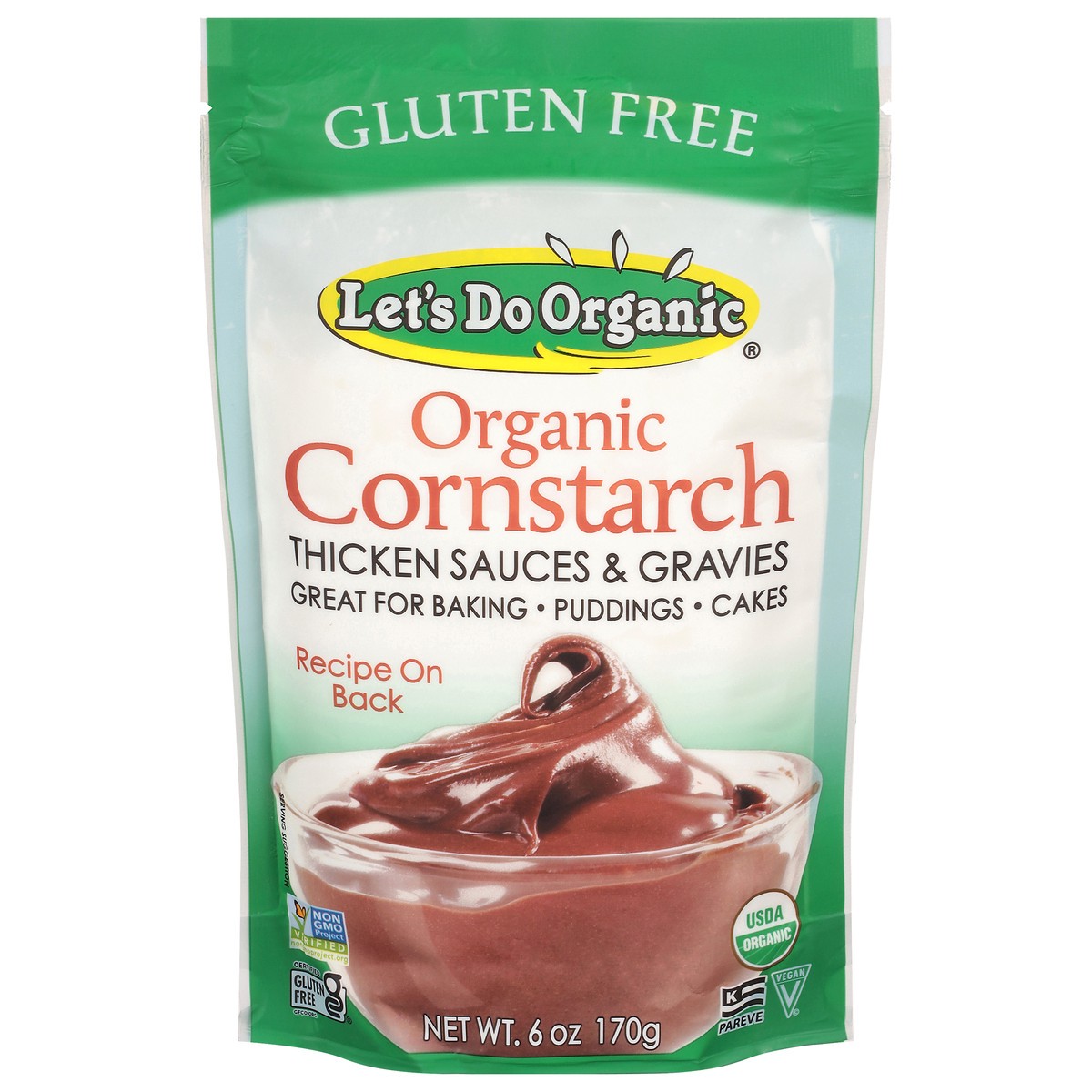 slide 1 of 9, Let's Do Organic Gluten Free Organic Cornstarch 6 oz, 6 oz