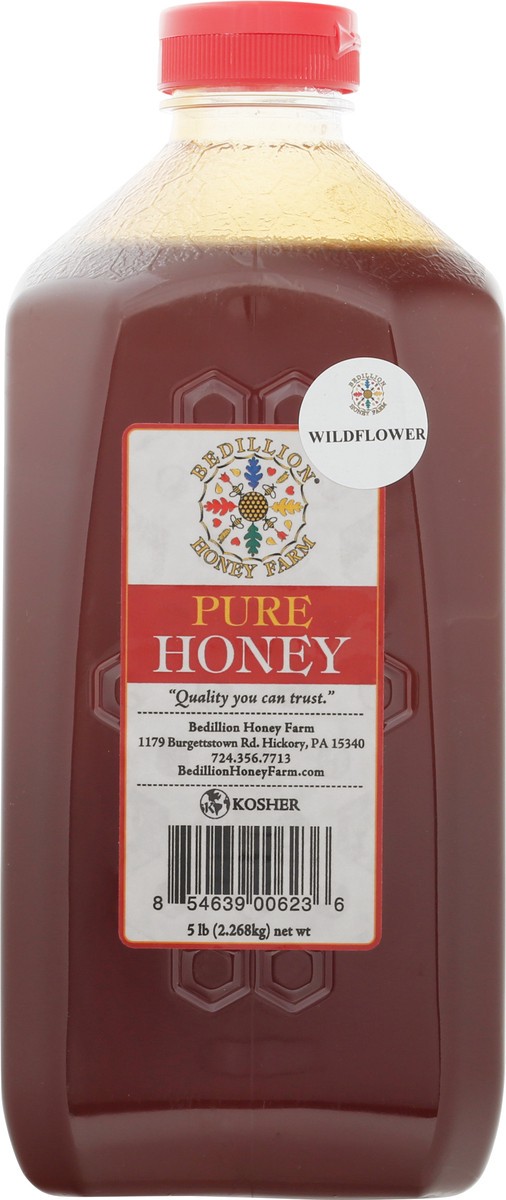 slide 9 of 12, Bedillion Honey Farm Wildflower Pure Honey 5 lb, 5 lb