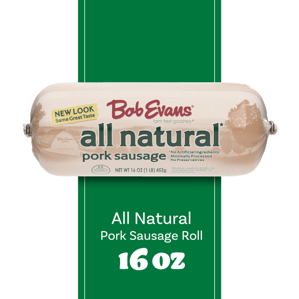 slide 20 of 29, Bob Evans All Natural Pork Sausage Roll, 16 oz, 16 oz