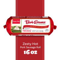 slide 3 of 29, Bob Evans Zesty Hot Pork Sausage Roll,16 oz, 16 oz