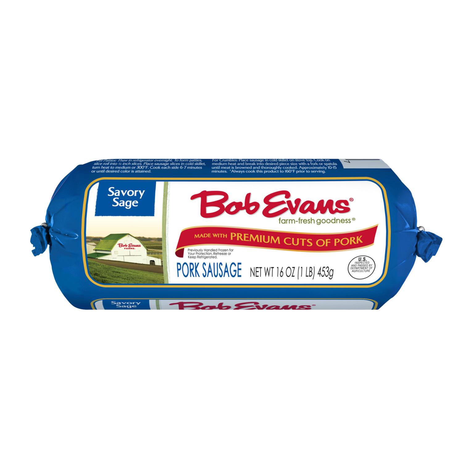 slide 1 of 8, Bob Evans Savory Sage Pork Sausage Roll, 16 Oz, 16 oz