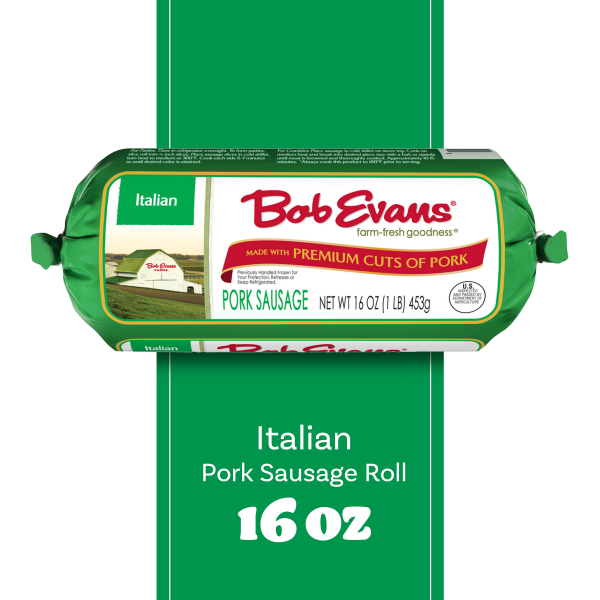 slide 20 of 29, Bob Evans Italian Pork Sausage Roll, 16 oz, 16 oz