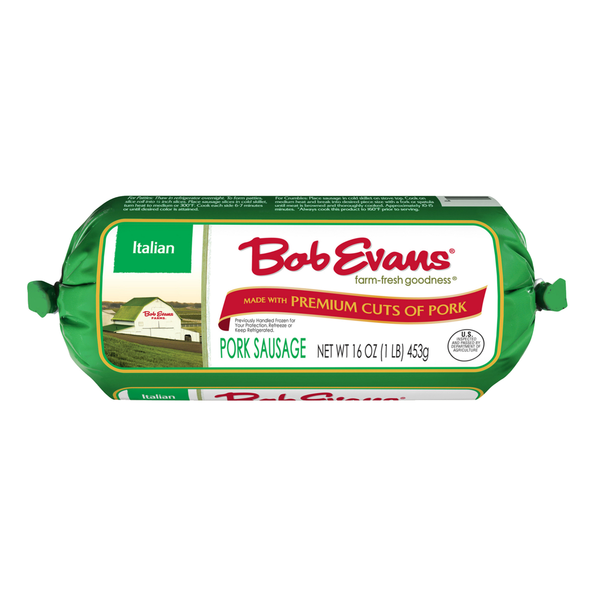 slide 1 of 29, Bob Evans Italian Pork Sausage Roll, 16 oz, 16 oz