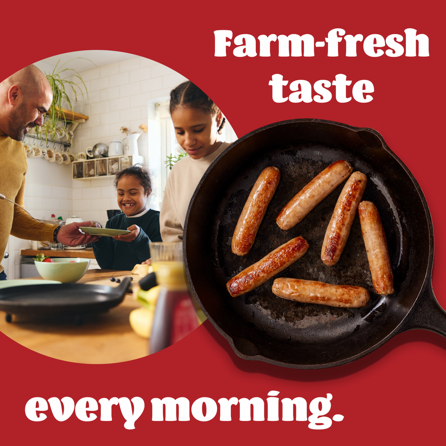 slide 8 of 8, Bob Evans Farm-Fresh Goodness Original Pork Sausage Links 14 ea, 14 ct