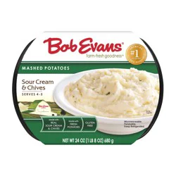 Bob Evans Sour Cream & Chive Mashed Potatoes, 24 Oz