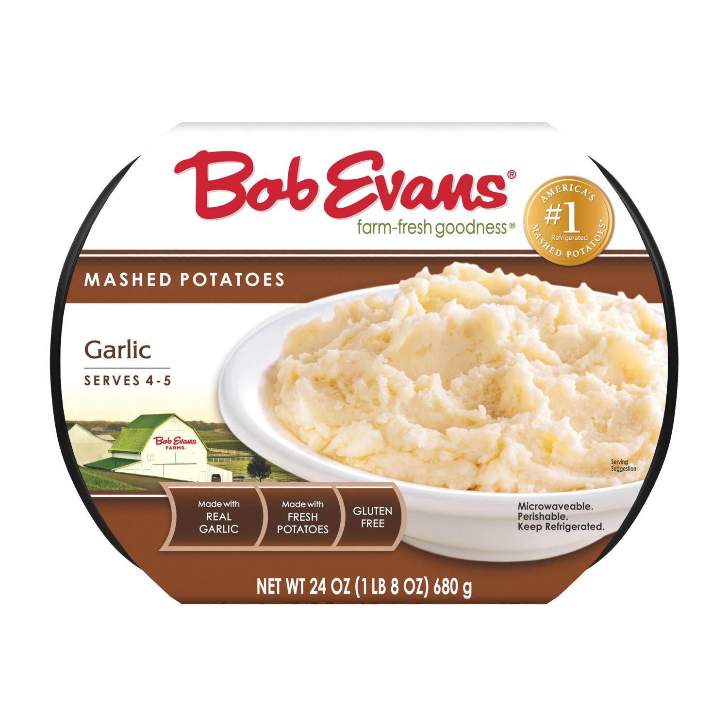 slide 1 of 8, Bob Evans Garlic Mashed Potatoes, 24 Oz, 24 oz