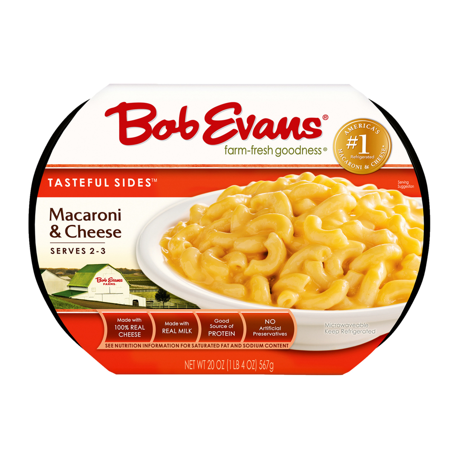 slide 1 of 8, Bob Evans Tasteful Sides Tasteful Sides Macaroni & Cheese 20 oz, 20 oz