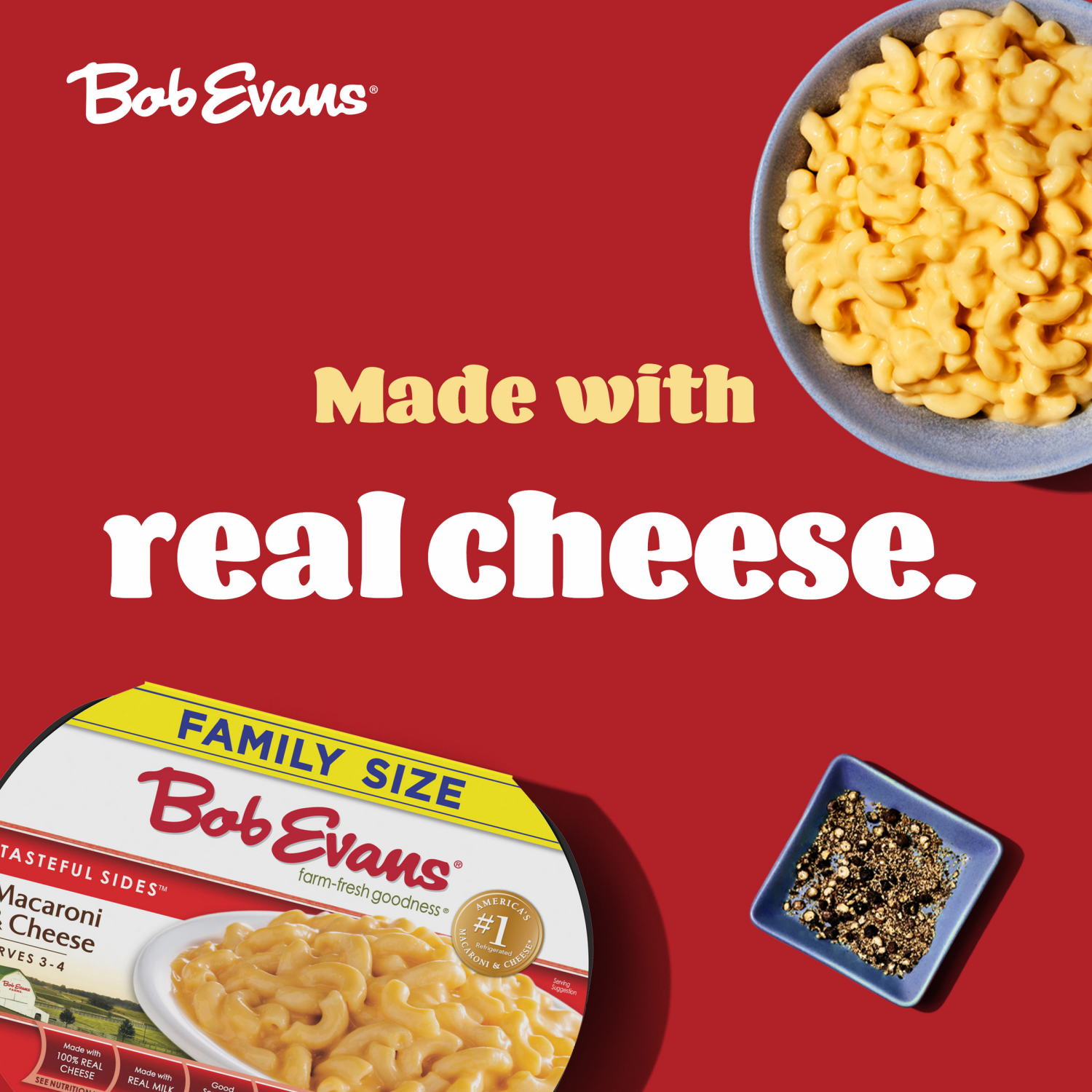 slide 7 of 8, Bob Evans Family Size Macaroni and Cheese, 28 oz