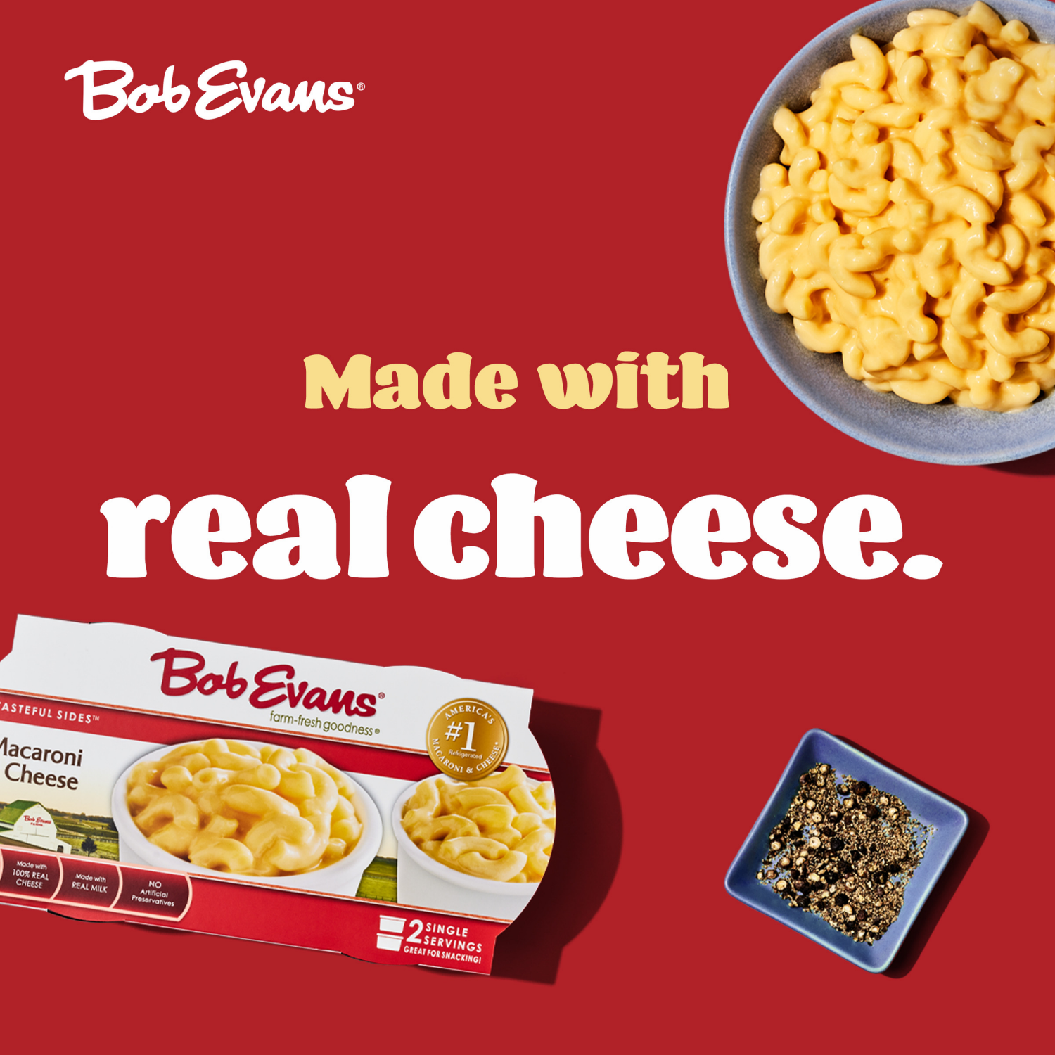 slide 7 of 8, Bob Evans Macaroni and Cheese Single Serving Microwavable Cups 12 oz, 2 ct; 12 oz