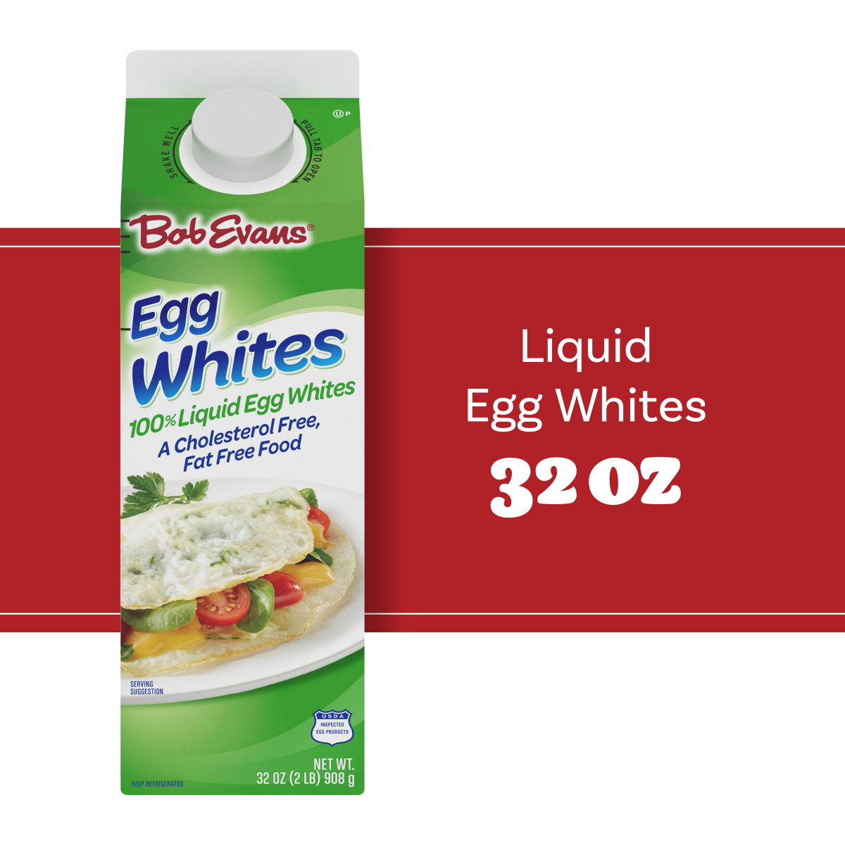 slide 13 of 29, Bob Evans Egg Whites 32 oz, 32 oz
