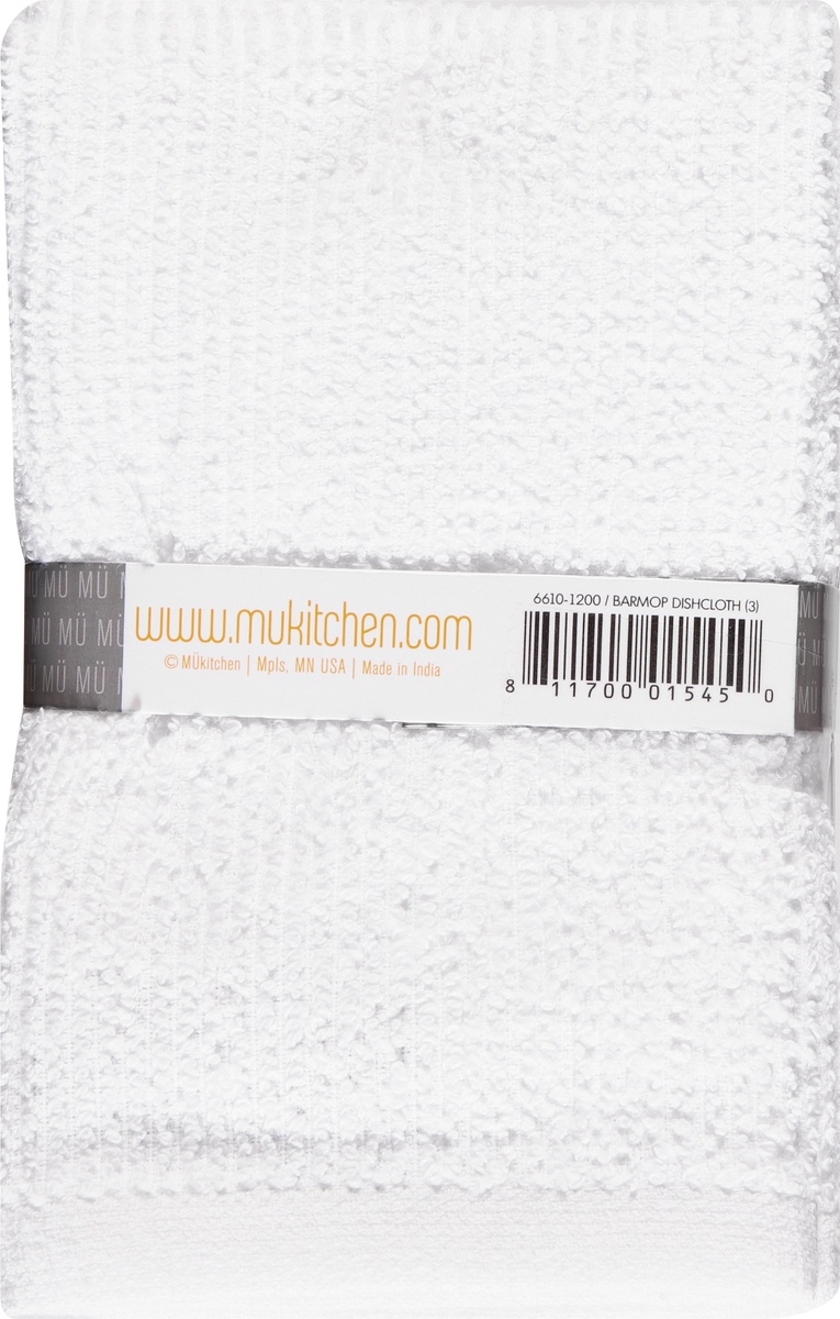 slide 6 of 9, MÜkitchen Bar Mop Dishcloths 3 ea, 3 ct