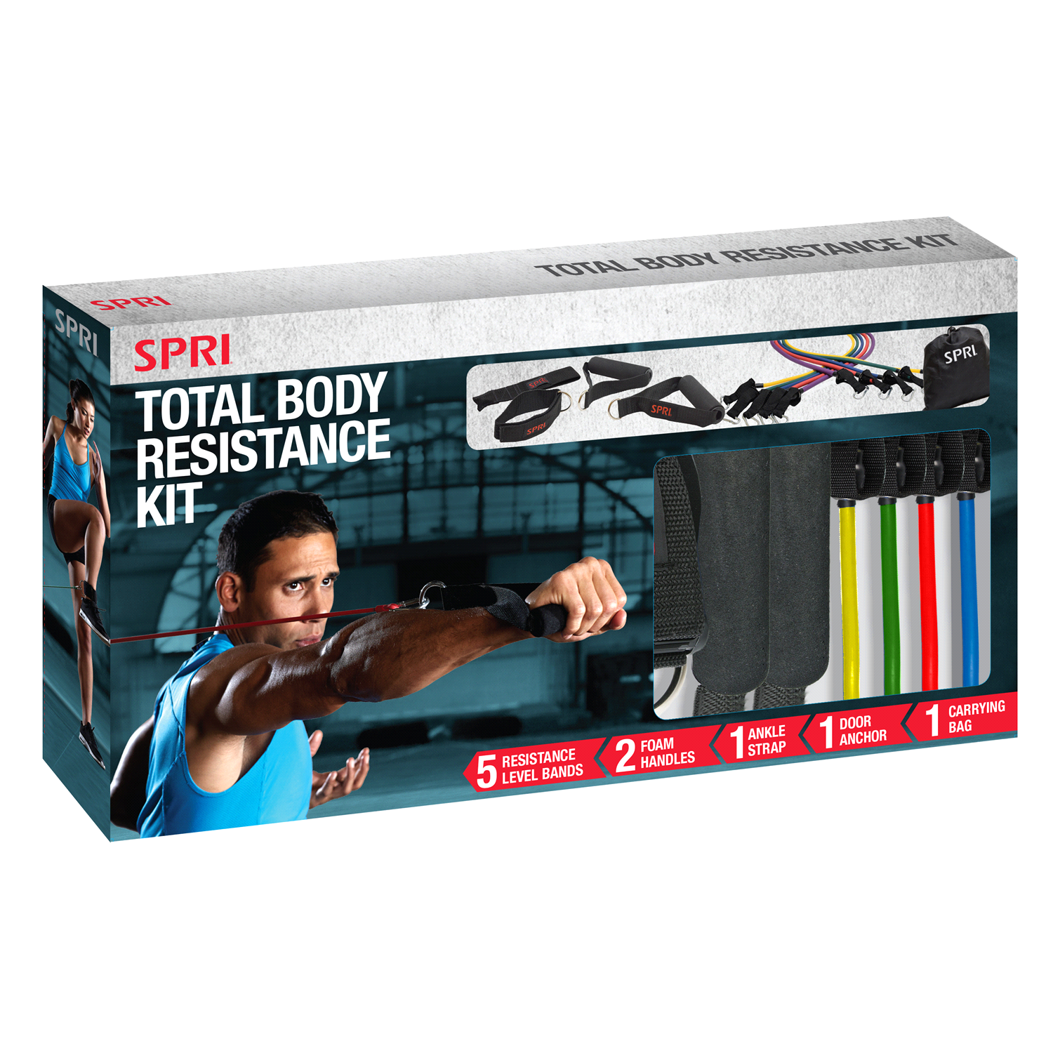 slide 1 of 1, SPRI Resistance Kit, 1 ct