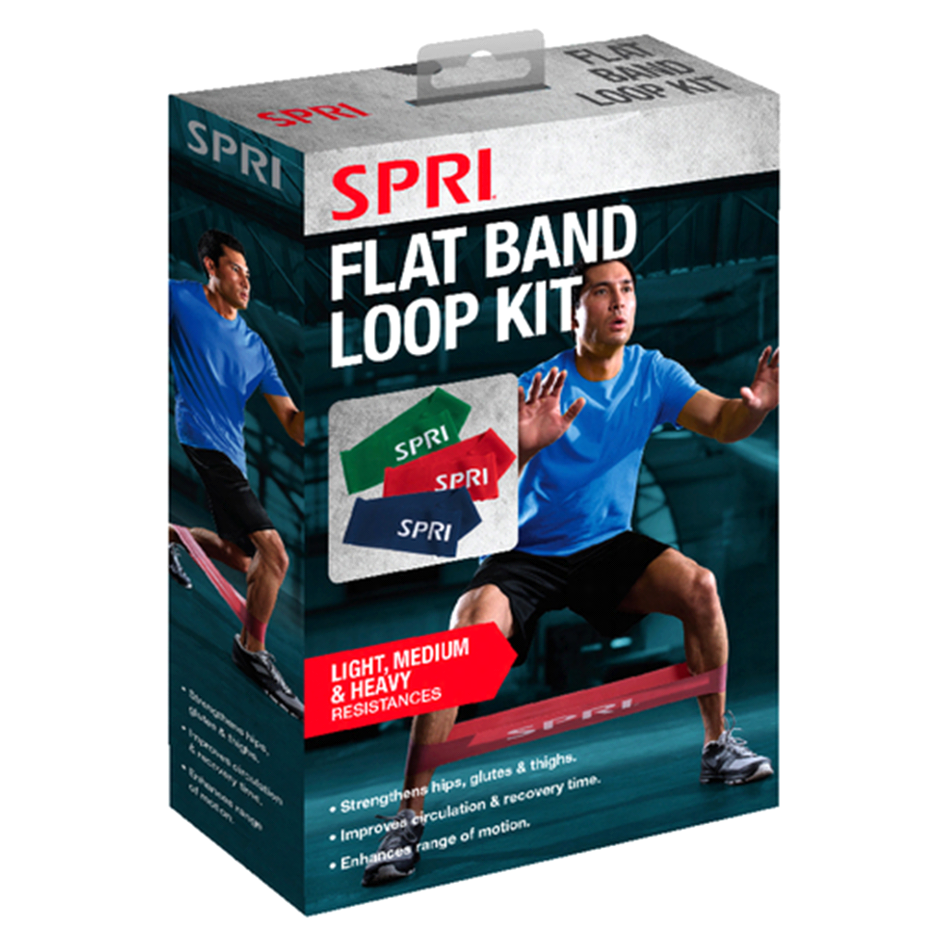 slide 1 of 1, SPRI Flat Band Loop Kit, 1 ct