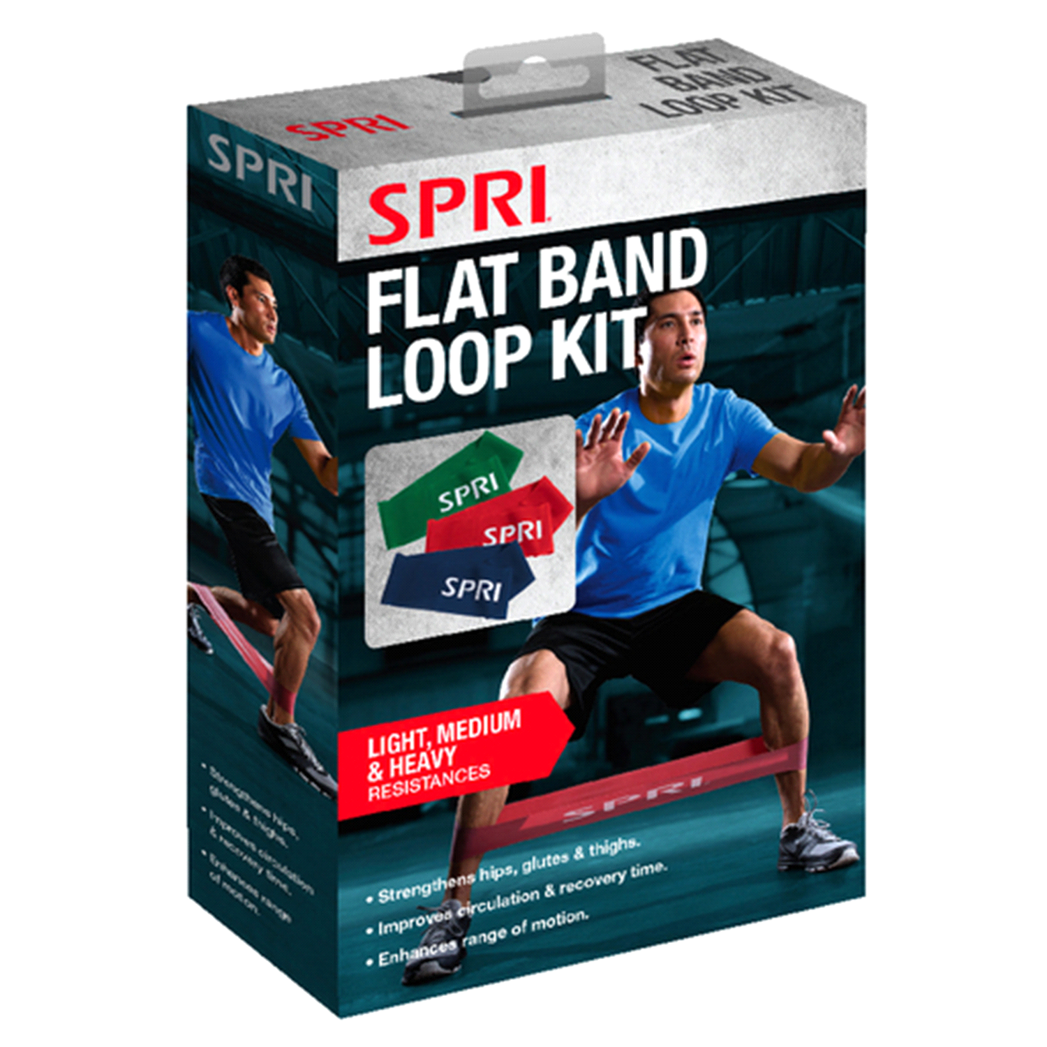 slide 1 of 1, SPRI Flat Band Loop Kit, 1 ct