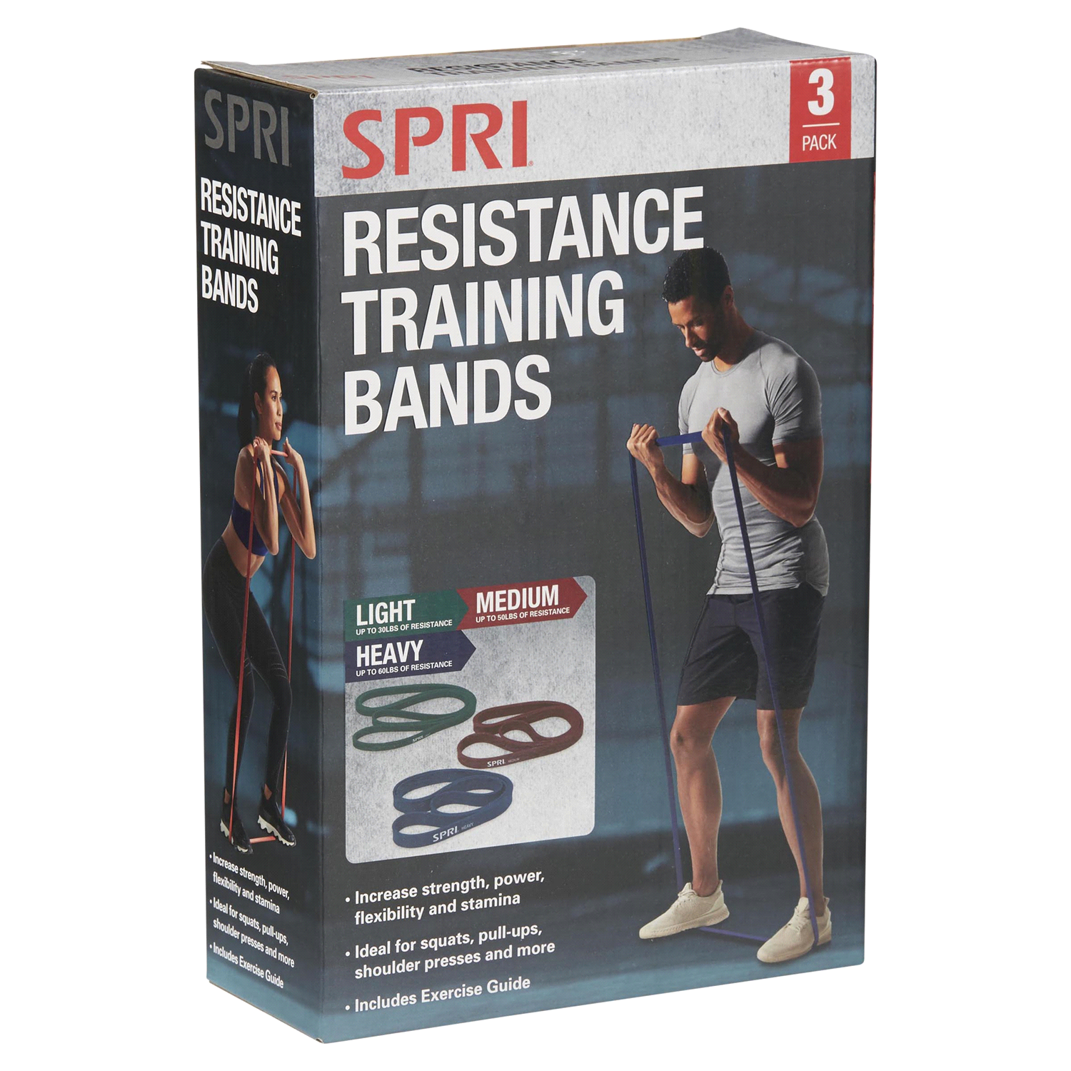 slide 4 of 5, SPRI Superband, 3 ct
