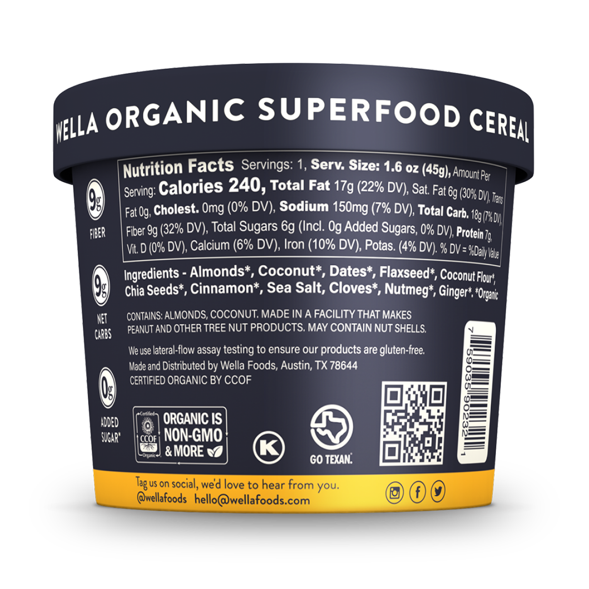 slide 2 of 2, Wella N'Oats Pumpkin Spice, 1.6 oz