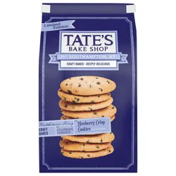 Tate's Bake Shop Blueberry Crisp Cookies, Limited Edition, 7 oz Bag