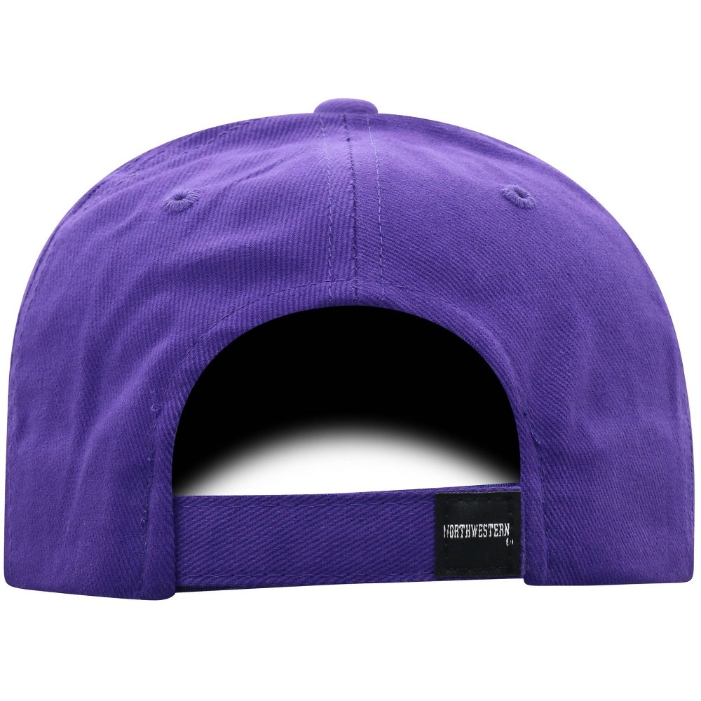 slide 2 of 2, NCAA Northwestern Wildcats Men&#39;s Structured Brushed Cotton Hat, 1 ct