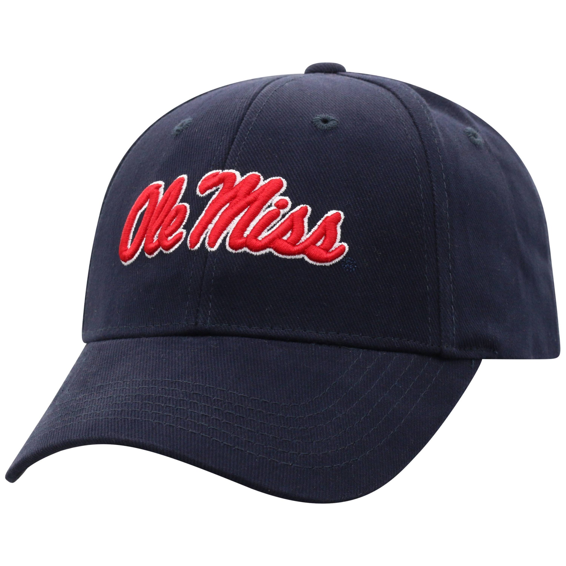 slide 1 of 2, NCAA Ole Miss Rebels Men's Structured Brushed Cotton Hat, 1 ct