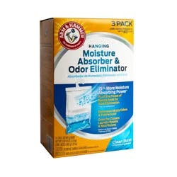 Arm & Hammer Clean Burst Hanging Moisture Absorber and Odor Eliminator 3-Pack