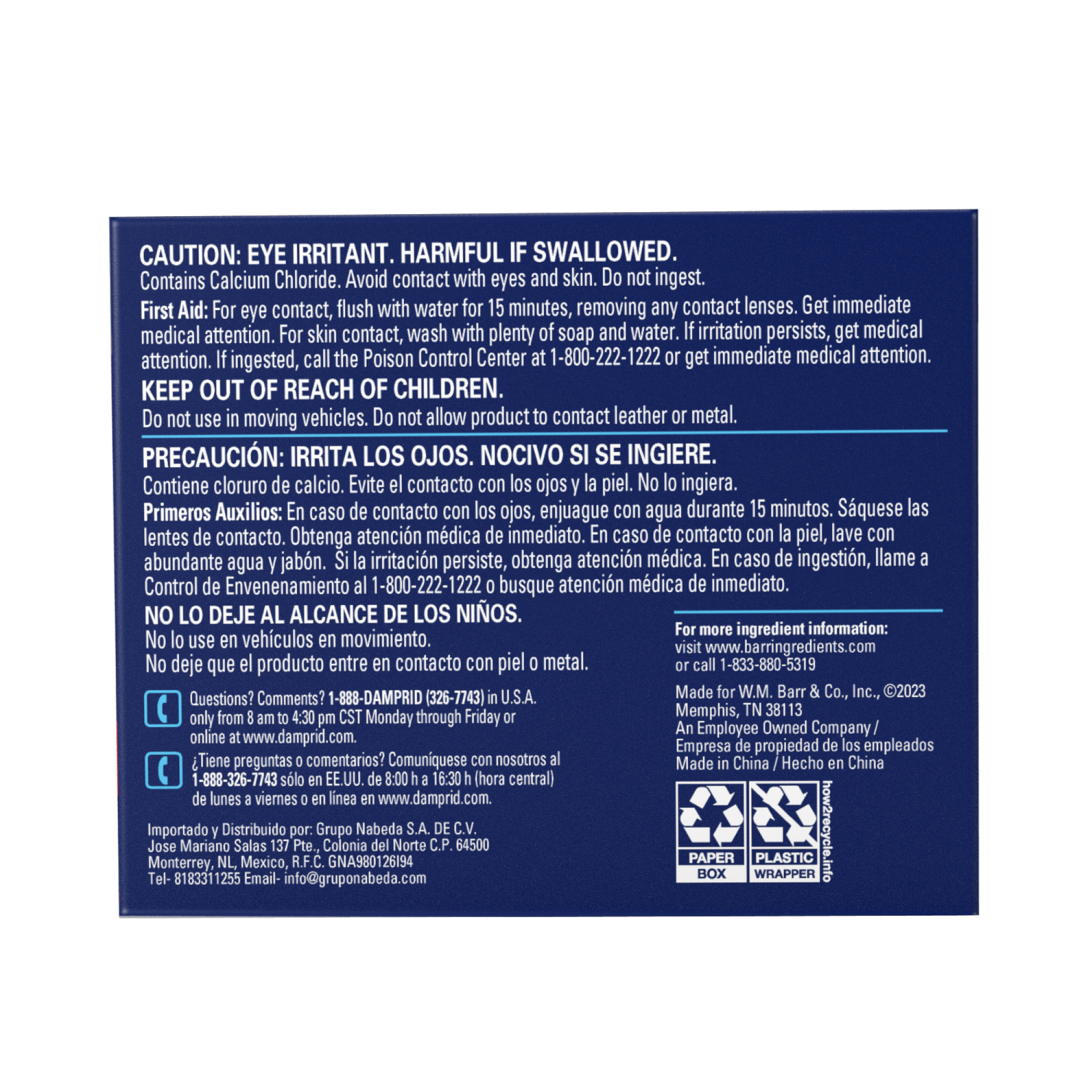 slide 2 of 8, DampRid 31-oz Fragrance Free Refill Moisture Absorber, 1 ct