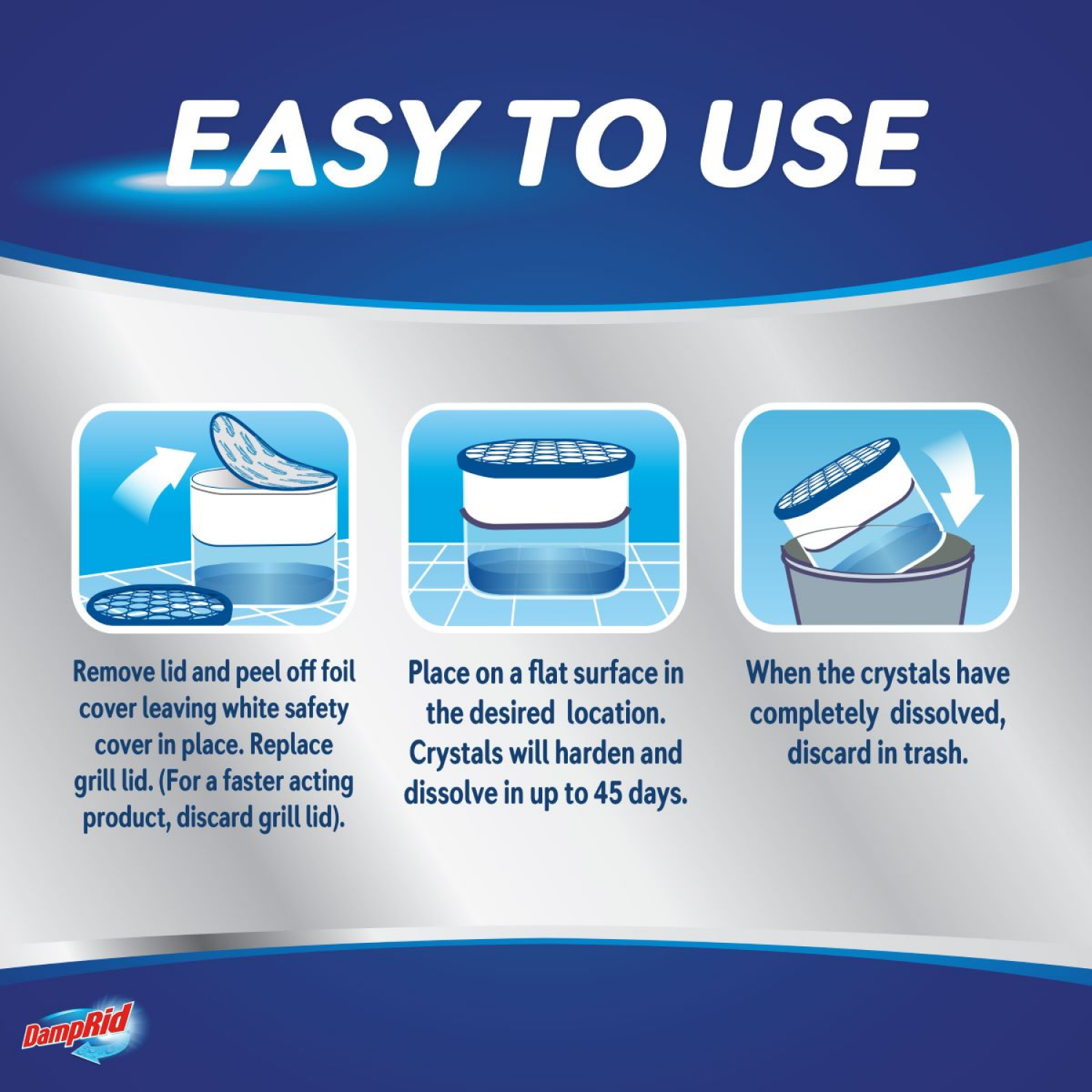 slide 6 of 8, DampRid Moisture Absorber for Boats & RV's, 18 oz