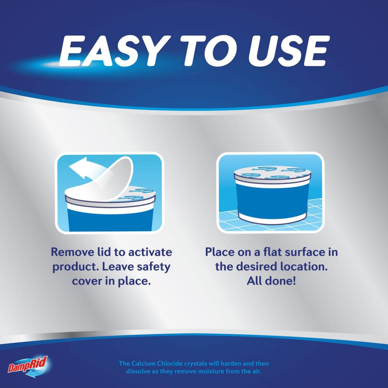 slide 4 of 5, DampRid Damp Rid Hi-Capacity Fresh Scent Moisture Absorber, 1 ct