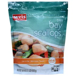 Wild Caught, Individually Quick Frozen Bay Scallops