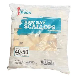 Wild Caught, Individually Quick Frozen Bay Scallops