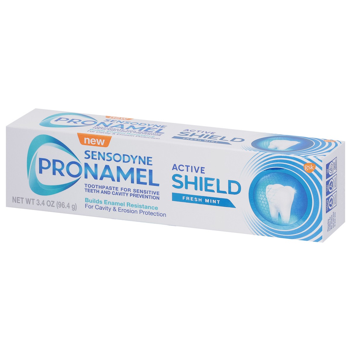 slide 4 of 9, Sensodyne Pronamel Active Shield Fresh Mint Toothpaste, 3.4 oz