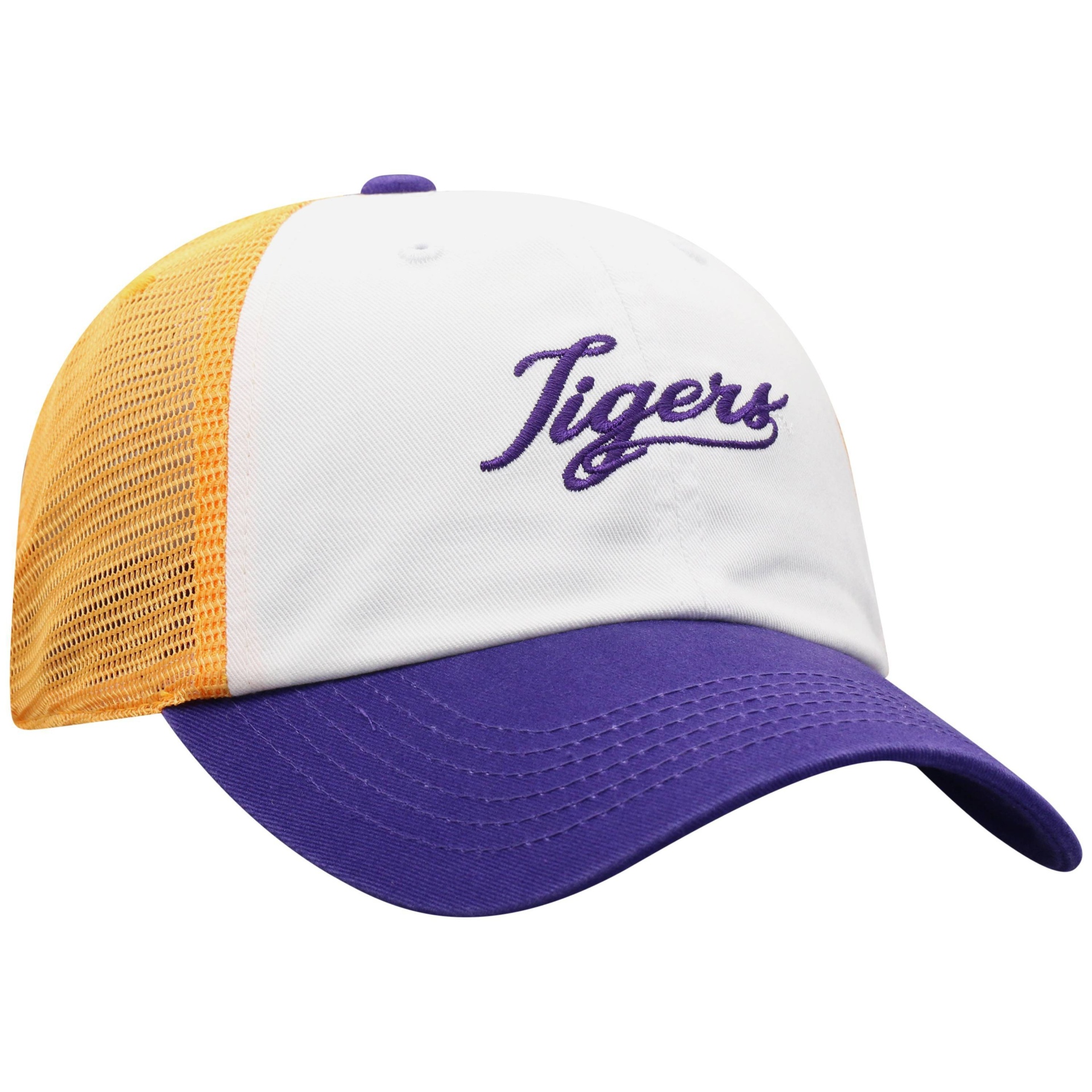 slide 1 of 2, NCAA LSU Tigers Women's Washed Cotton Mesh Snapback Hat, 1 ct