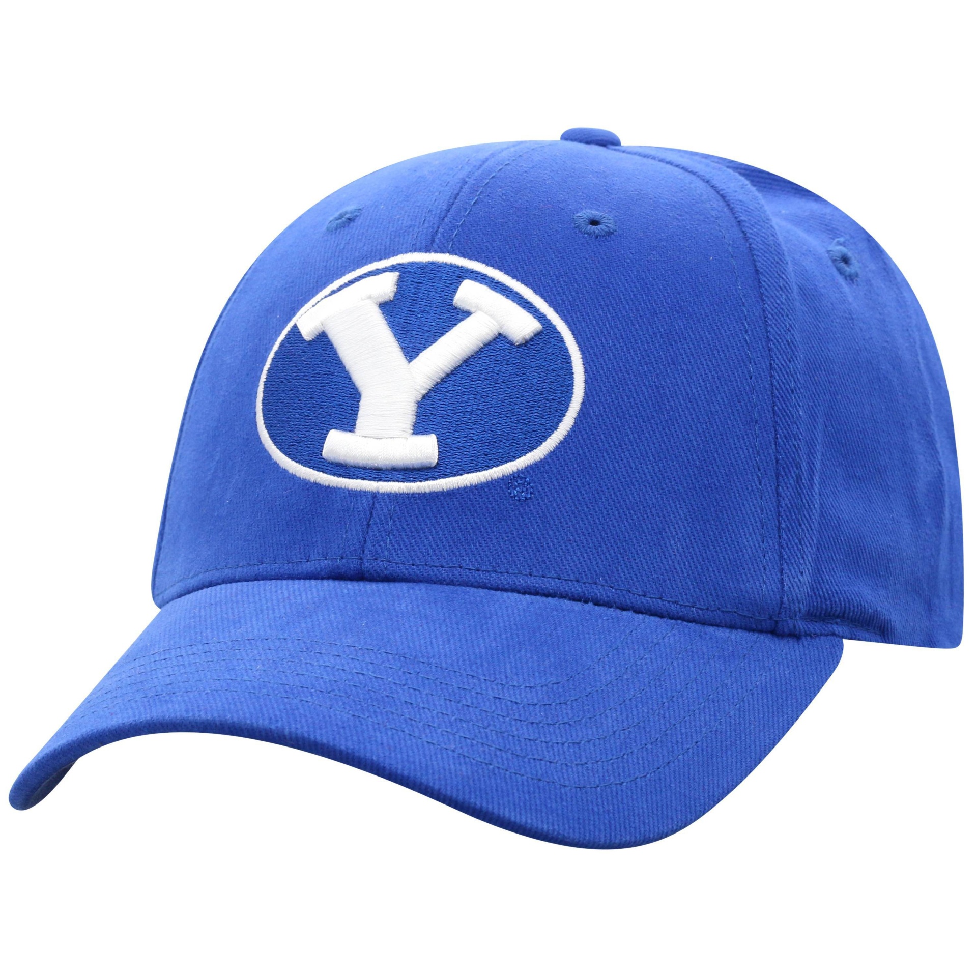 slide 1 of 2, NCAA BYU Cougars Men's Structured Brushed Cotton Hat, 1 ct