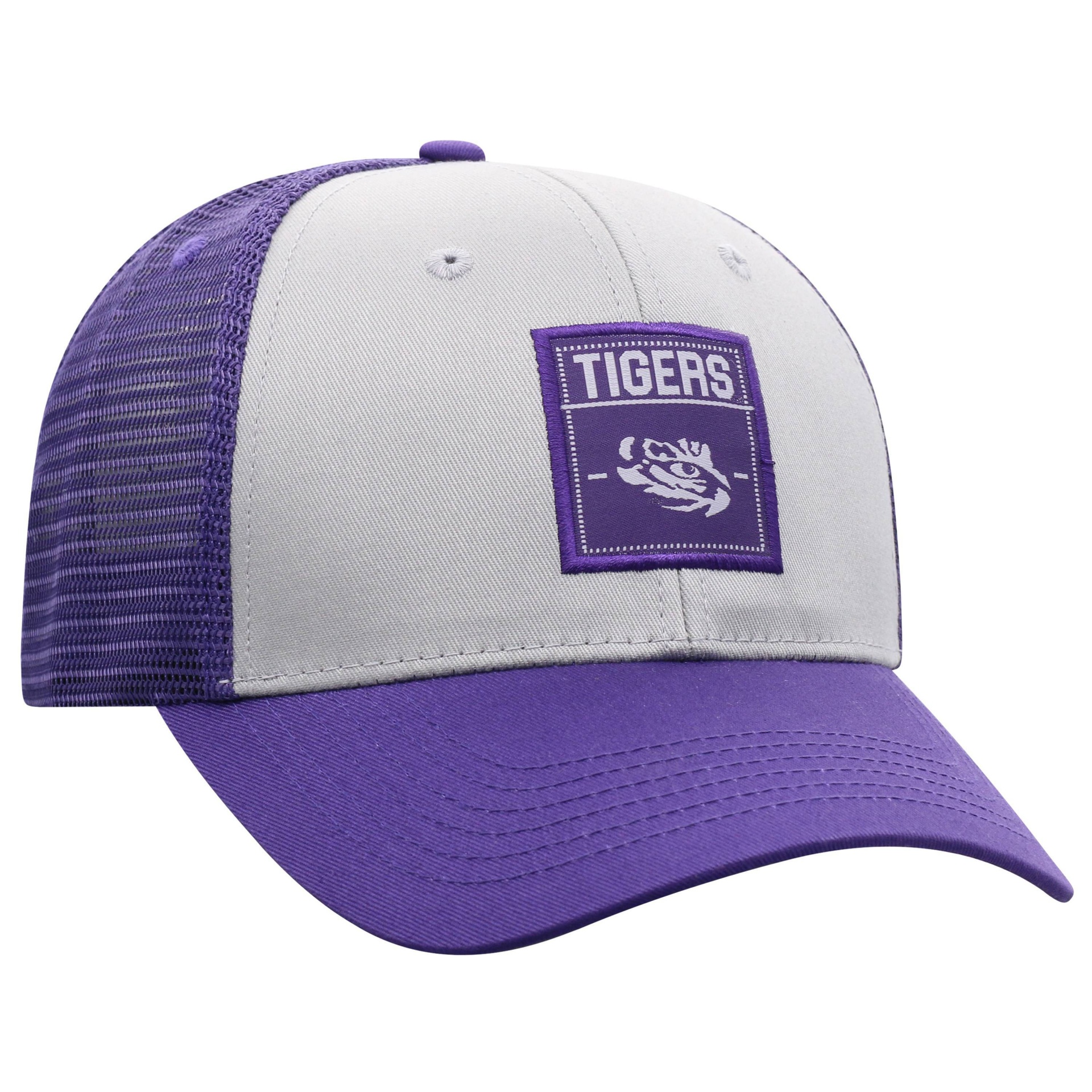 slide 1 of 1, NCAA LSU Tigers Men's Gray Structured Snapback Hat, 1 ct