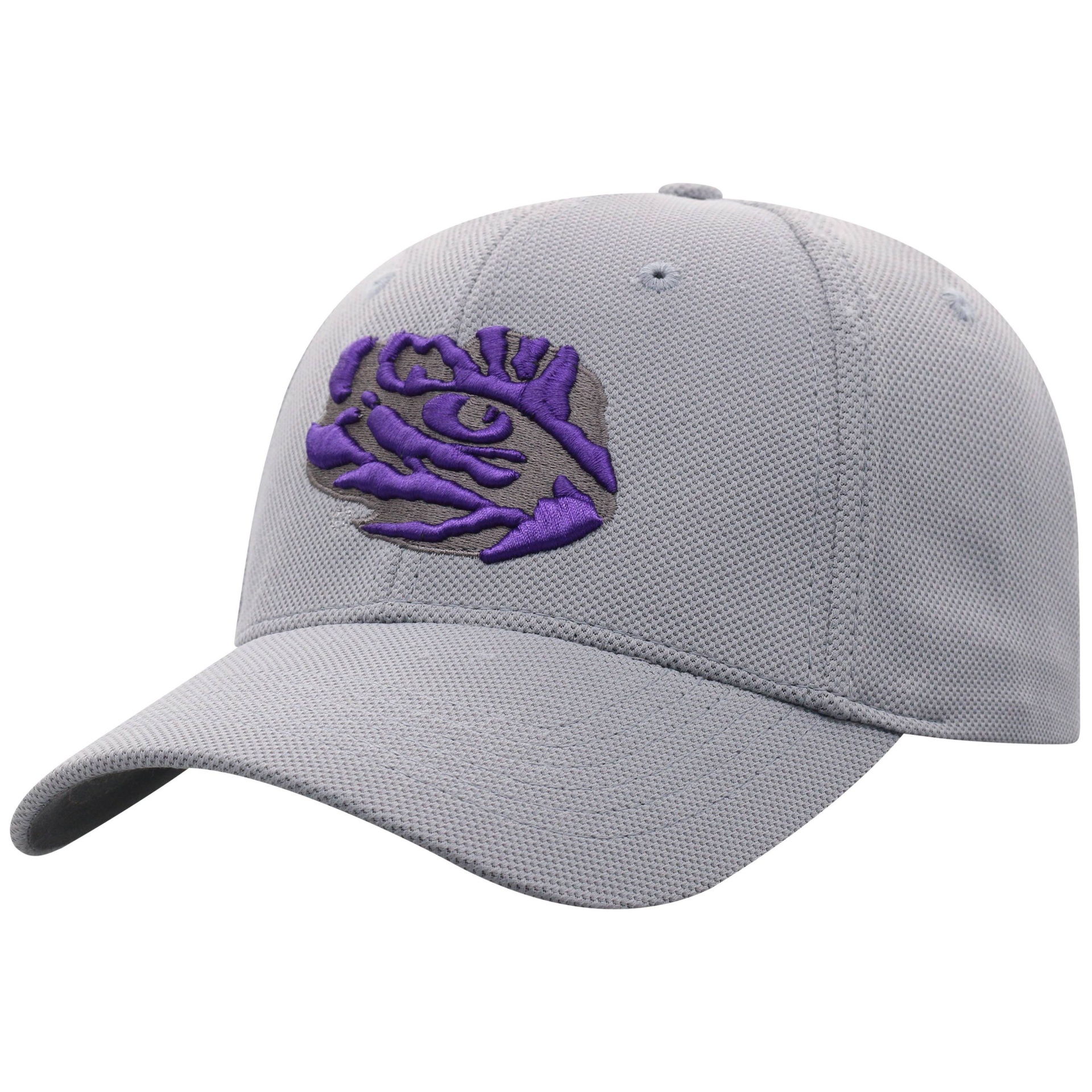 slide 1 of 1, NCAA LSU Tigers Men's Gray Structured Hat, 1 ct