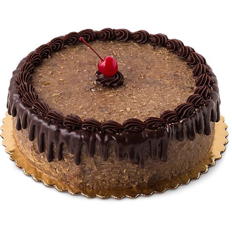 slide 1 of 1, Bakery Cake German Chocolate Single Layer - Each, 1 ct