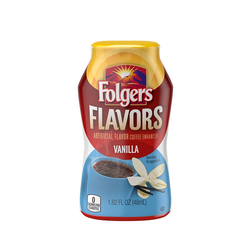 slide 1 of 1, Folgers French Vanilla Flavor Drops, 1.62 oz