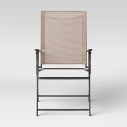 Sling Folding Patio Chair Tan - Room Essentials