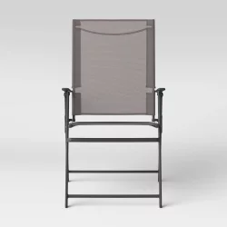 Sling Folding Patio Chair Gray - Room Essentials