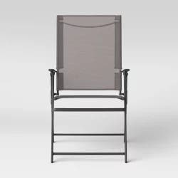 Sling Folding Patio Chair Gray - Room Essentials