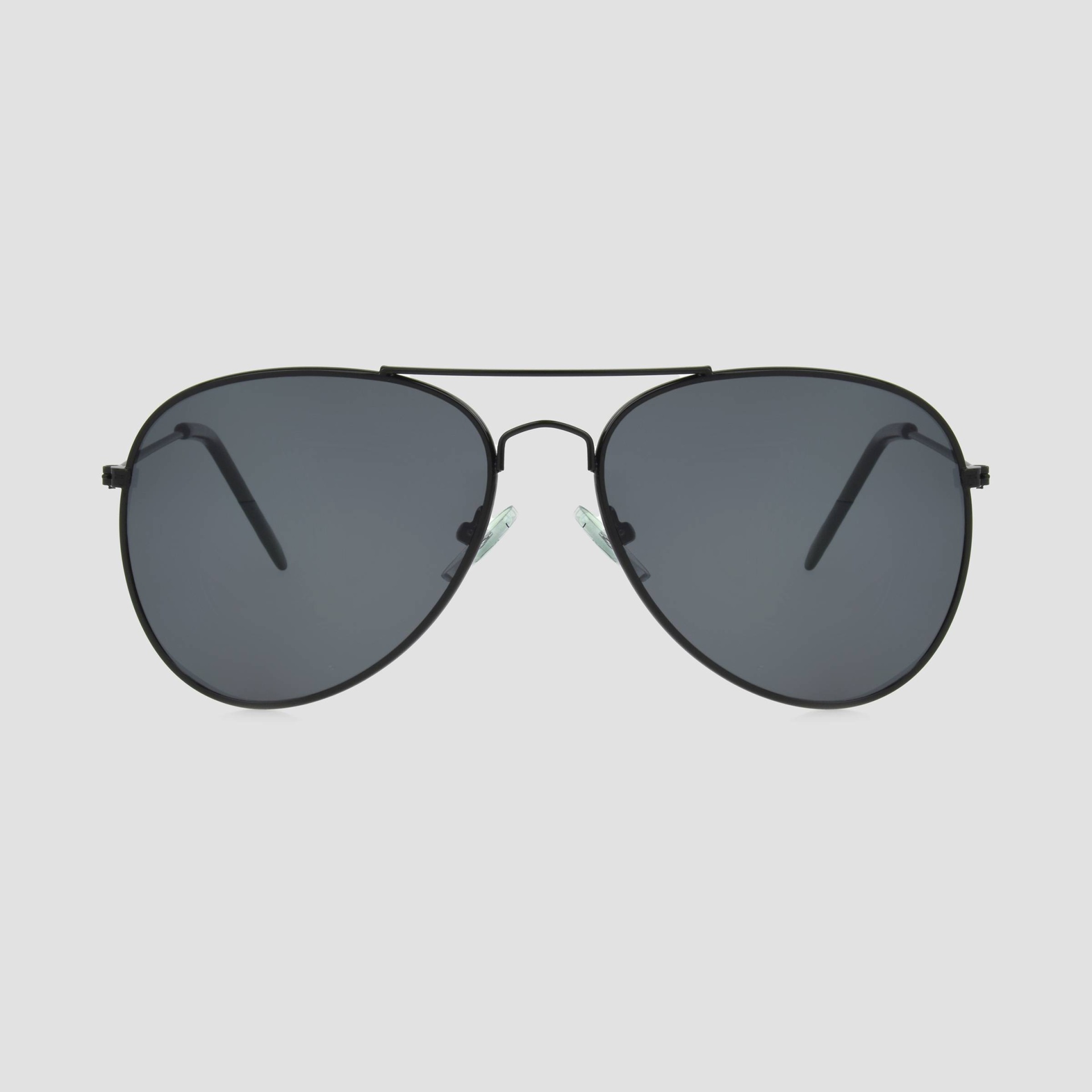 slide 1 of 2, Women's Aviator Polarized Sunglasses - A New Day Black, 1 ct
